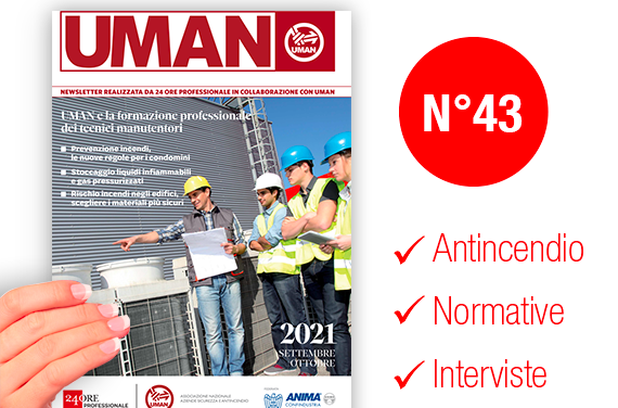 UMAN24 n.43 – UMAN e la formazione professionale dei tecnici manutentori