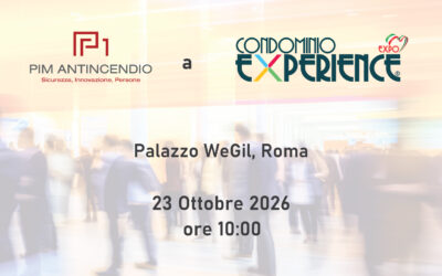 Pim antincendio a Condominio Experience 2026