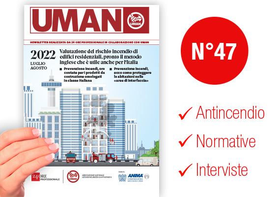 UMAN24 n.47 – Valutazione del rischio incendio di edifici residenziali, pronto il metodo inglese che è utile anche per l’Italia
